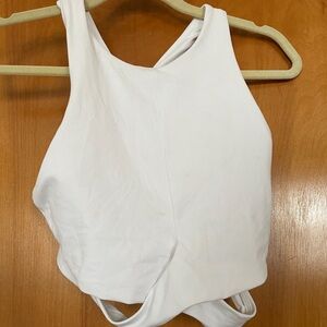 Athleta Conscious Crop Cut Out Bra - Size small